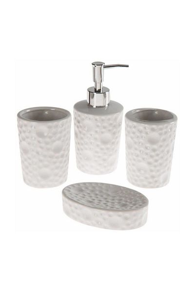 Ün-Ev Ceramic Bathroom Set of 4