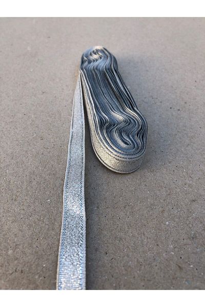 Kreatif Mağaza Ασημένια κορδέλα 10 μέτρων (1 CM ΠΛΑΤΟΣ) – Κορδέλα – Κορδέλα