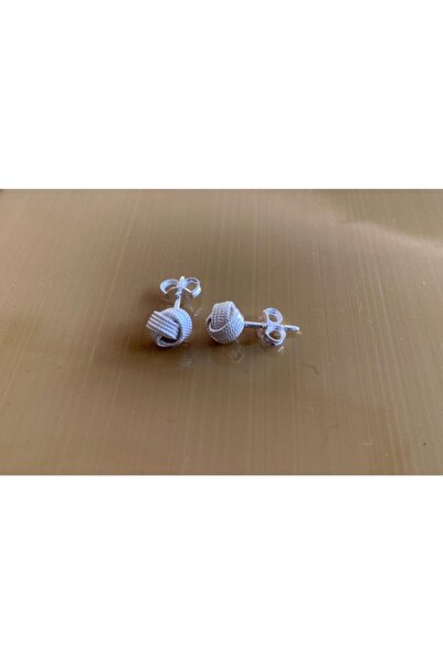 bigakan Gümüş Küpe Kördüğüm Telkari Küpe El Işi Kadın Küpesi