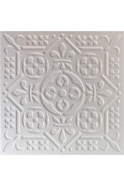 HASYILDIZ Strafor Dekoratif Tavan Kaplama D14 -6m2- 24 Adet Kare Panel