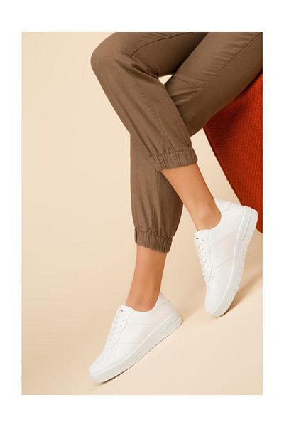 FLY STEP Unisex Λευκά Αθλητικά Παπούτσια Casual Sneakers