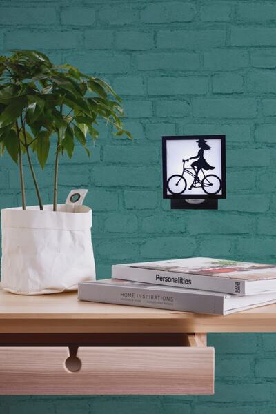 UTKU TASARIM Black Wireless Socket Sconce