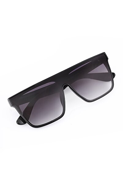 Angel Eyes Black Glass Black Bone Geometric Frame Sunglasses