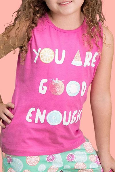 ROLY POLY Summer Fruits Fuchsia Girls' Shorts Set