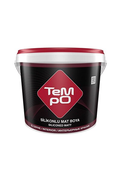 Tempo Silikonlu Mat Iç Cephe Duvar Boyası 3,5 Kg Renk:acıbadem