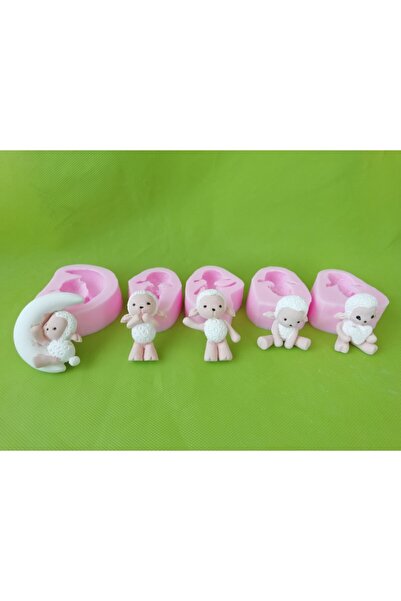 AnkaHobiMarket Kuzucuk Silikon Kalıp 5'li