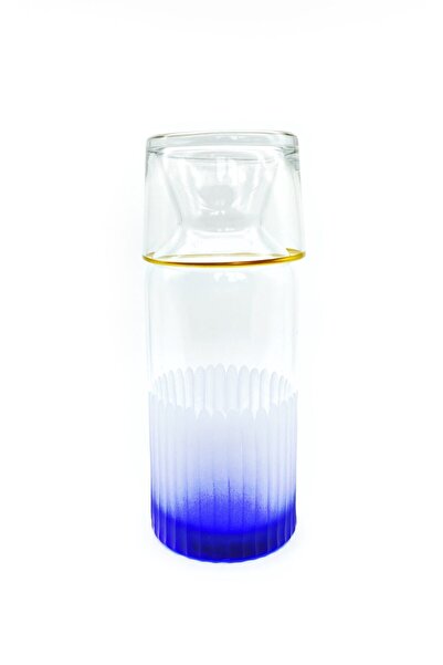 ÖzcamKristal Kesme Dekorlu Kristal Başucu Sürahisi