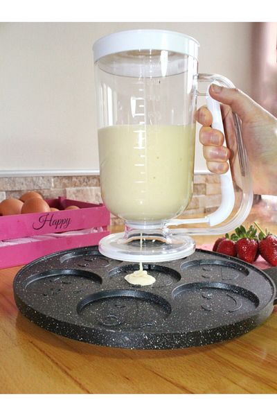 Mercan Dough Portioner Pancake Dispenser Shaper 900 ml Pouring Apparatus