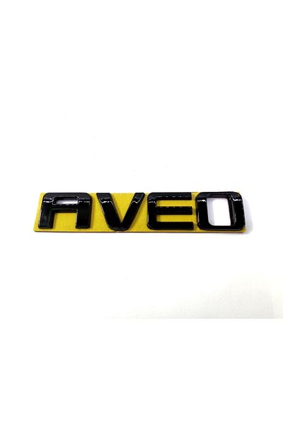 QUWA Chevrolet Aveo T250 T255 Trunk Lettering Black (115Mm-23Mm)