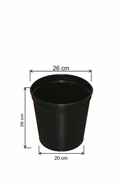 KG-GOLDPAPER 1418 10 Lt Silindir Paslanmaz Boyalı Çöp Kovası