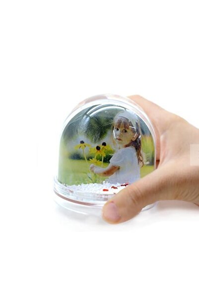 Nobbystar Fotoğraflı Kar Küresi Oval Kar Küresi Küçük Hediye