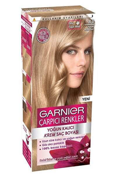 Garnier Çarpıcı Renkler 8.0 Parlak Koyu Sarı Saç Boyası