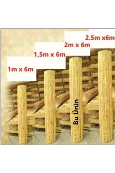 tunalar Kamış Kamış Hasır 2 Metre Eni 6 Metre Uzun Lugu