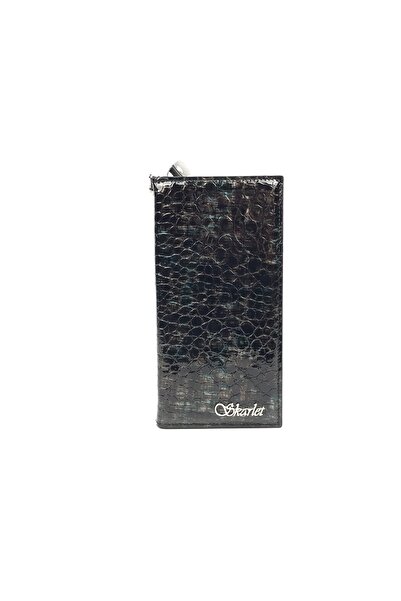Skarlet Kadın Siyah  Hakiki Deri Cüzdanı