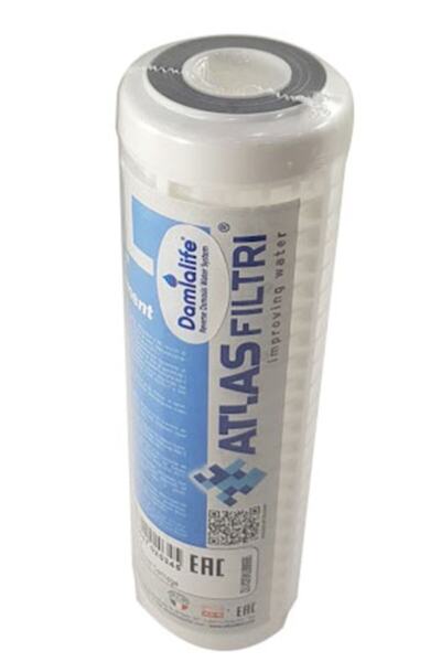 damlalife Atlas 10" Italyan 50 Micron Yıkanabilen Tortu Filtresi