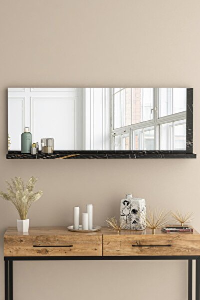 bluecape Corner 80x30cm Sonata Raflı Ayna Banyo Dolabı Üst Modül