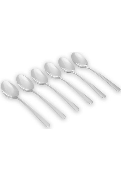 Aryıldız Star Viole Model - Set of 6 Dessert Spoons