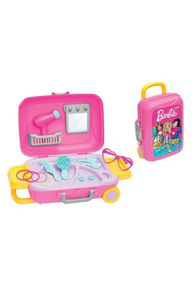 Barbie Toy Beauty Set My Suitcase Spreadable Children's Makeup Set with Accessories