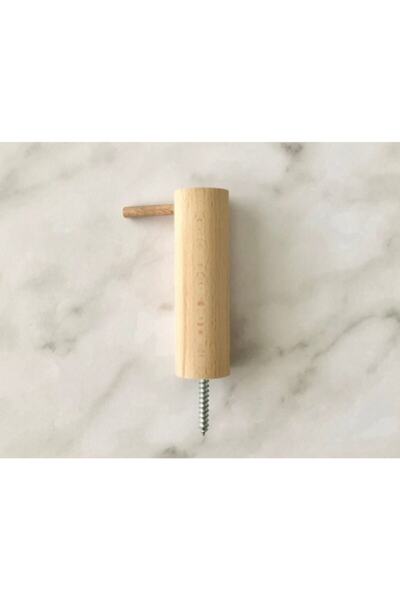 glb decor wood hand made مجموعة خطافات جدارية خشبية للديكور مكونة من 3 قطع