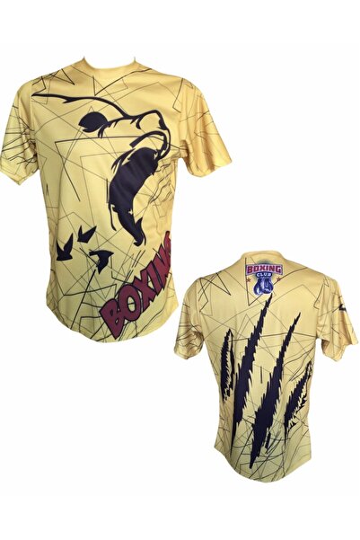 REMEGE Boks & Kickboks Tişörtü / Dijital Baskılı Sporcu Tişört