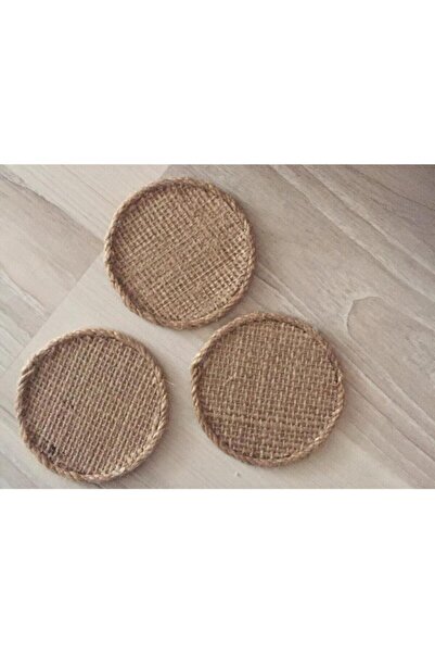 Genel Markalar Yuvarlak Jüt Kanaviçe Hasır Magnet Hasır Jüt Taban Hasır Zemin...