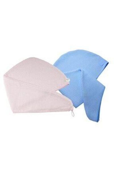 Silva Microfiber 2-Piece Hair Cap Pink-blue