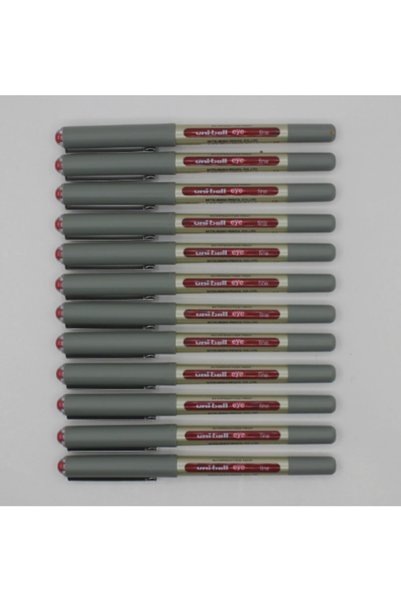 UNİ-BALL 157 Eye Fine Kalem 0.7mm Kırmızı (12adet)