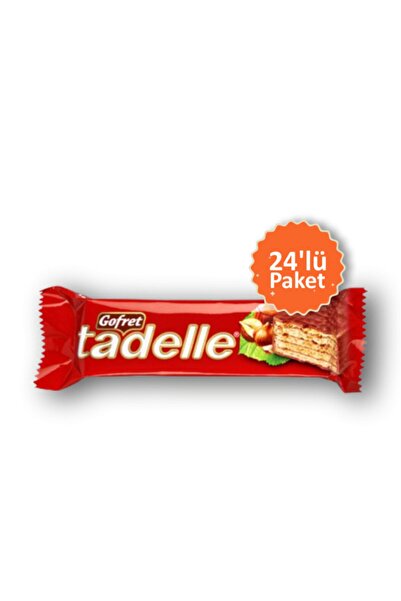 Tadelle Çikolatalı Gofret 35 Gr 24 Adet