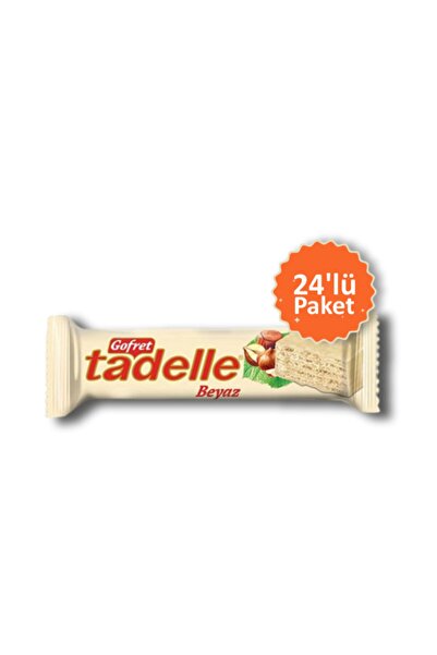 Tadelle Beyaz Çikolatalı Gofret 35 Gr 24 Adet