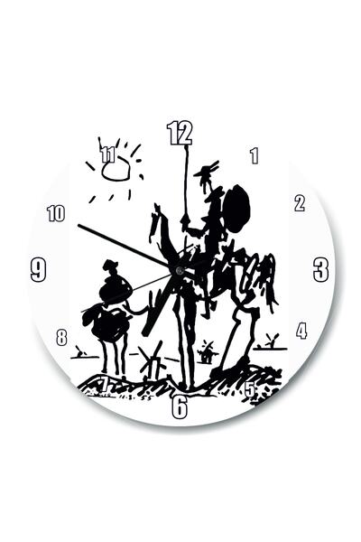 Cakatablo Don Quixote Pablo Picasso Wall Clock (Diameter 30X30 cm)