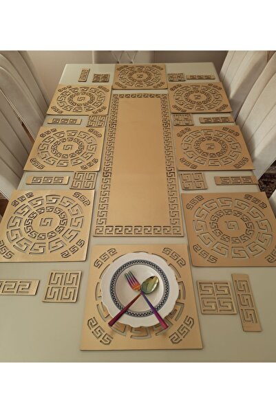 SEHARA 1 бігунок, 8 сервівок, 8 підставок під чашки, 8 ложечок / 25 предметів...