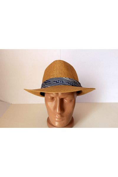 Suyutti New Season Men's Brown Straw Cowboy Hat