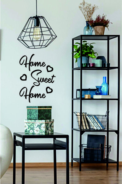 Ahşap Dekoratif Home Sweet Home Duvar Süsü Tablo Ev Hediyesi Duvar Dekorasyonu