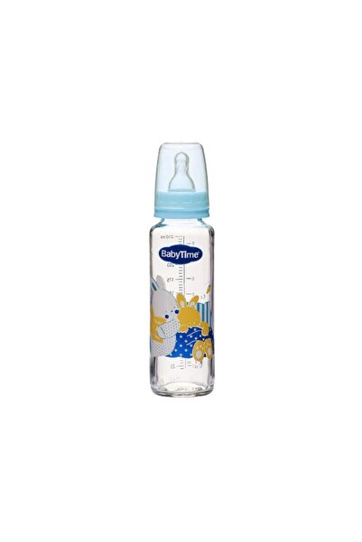 Babytime Baby Time Bt073 Klasik Cam Biberon 250 Ml - Açık Mavi