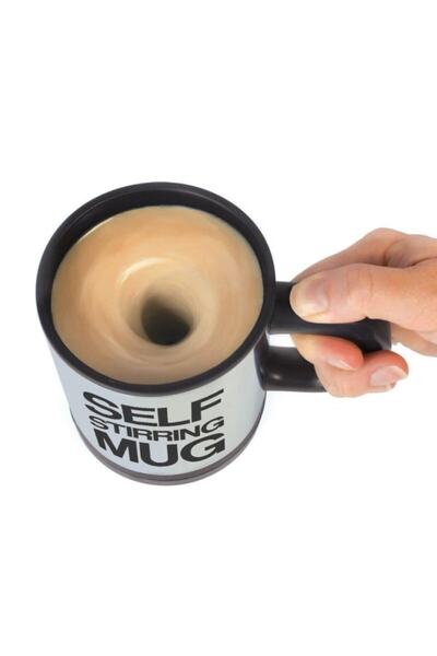 Genel Markalar Kendi Kendini Karıştıran Self Stirring Mug Termos Kupa Bardak