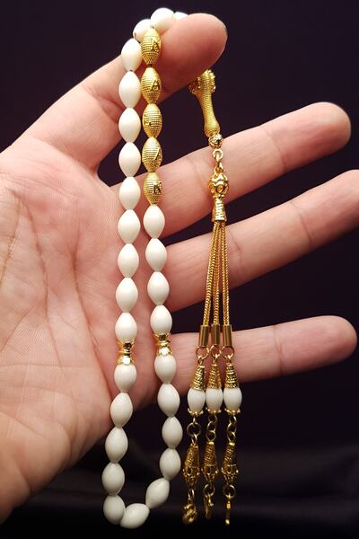 OTTOTESBİH Erkek Hediyelik Tesbih, Isimli Deve Kemiği Tesbih, Deve Kemiği Tespih