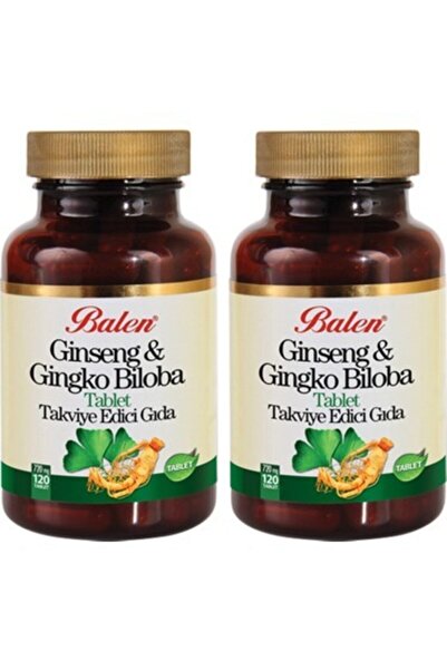 Balen Ginseng Ginkgo Biloba Tablet 720mg*120 2 Pieces