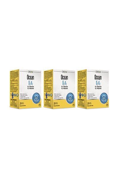 Ocean Ocean D3k2 - 20 Ml Drops, 3 Boxes