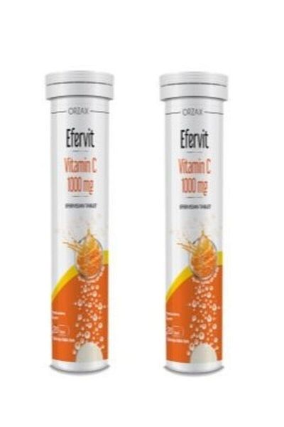 Ocean Effervit Vitamin C 1000 Mg-20 Effervescent Tablet*2 Pieces