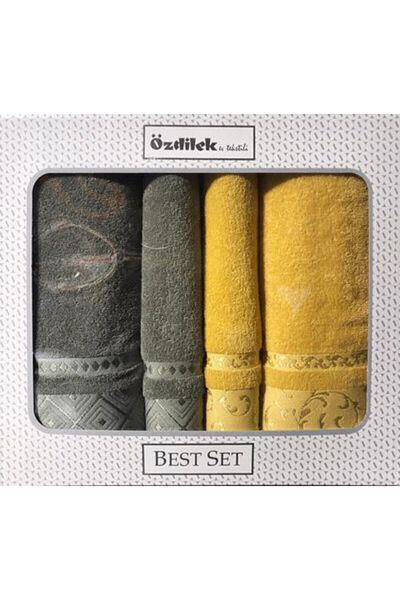Özdilek Serene Best Set (Σετ μπάνιου) Μουστάρδα - Χακί