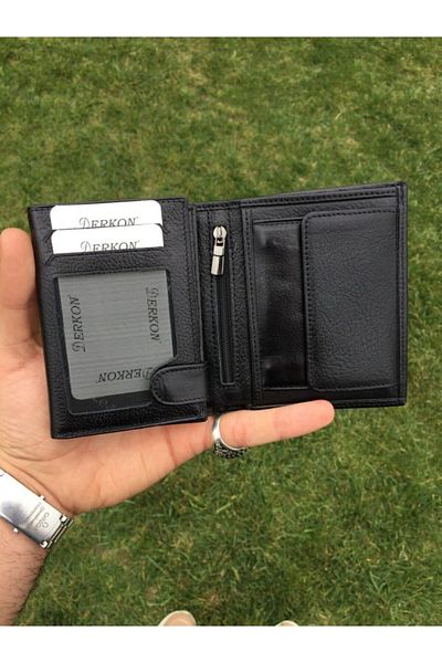 DERKON Genuine Leather Useful Men's Wallet