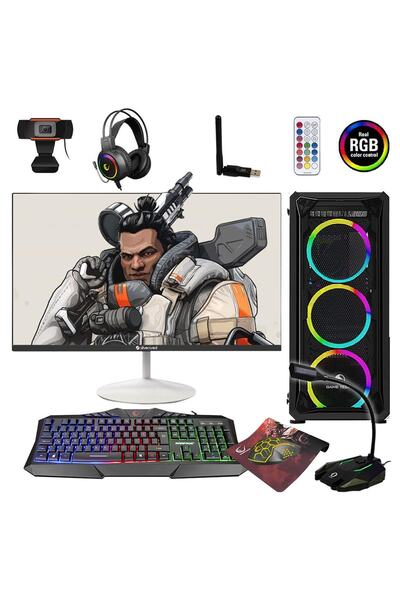 Zeiron Amx20 Ryzen 5 3600 8gb 240gb 1tb Rx550 23.8 Oyun Bilgisayarı