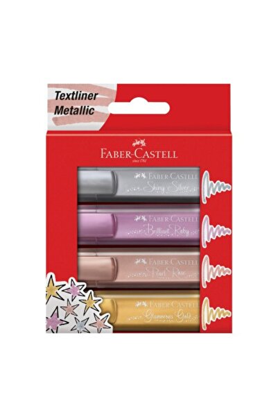 Faber Castell Faber Highlighter 46 Metallic Color 4 Pieces