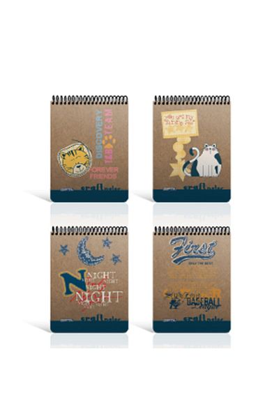 Gıpta Memo Pad Craft Spiral Copertă rigidă cu dungi 100 Yp A5 1785