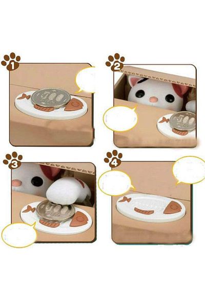 Asrın Store Thief Cat - Piggy Bank Design