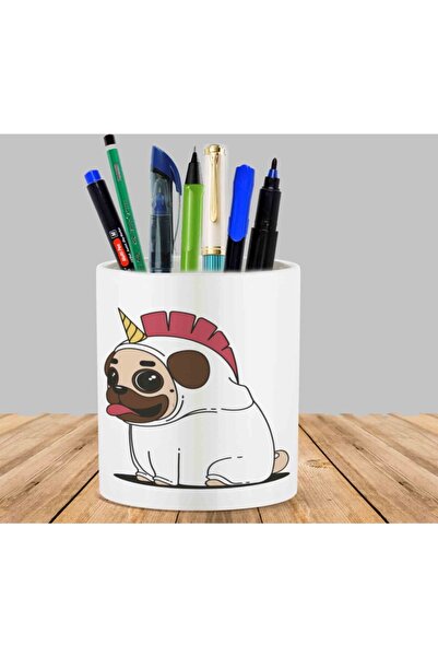 ART HEDİYE حامل أقلام على شكل صبار وحيد القرن من Pug