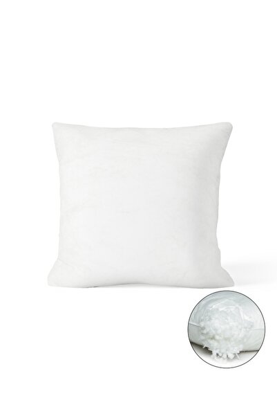 VALENA HOME 2'li Beyaz Kırlent Kılıfı Iç Yastığı 50x50 400 Gr Boncuk Silikon ...