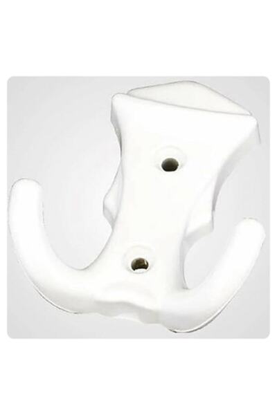 Atsız Aksesuar 5 Adet Beyaz Kobra Askı Ve Vidalar Dahil