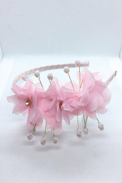 Çınar Aksesuar Розово за бременни и родилки с диадема, ръчно изработено