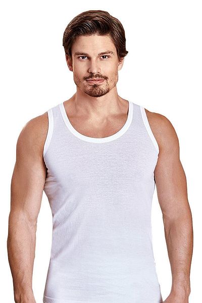 SWATİ Ανδρικό εσώρουχο Berrak White 5 τεμαχίων από 100% βαμβακερό λουράκι